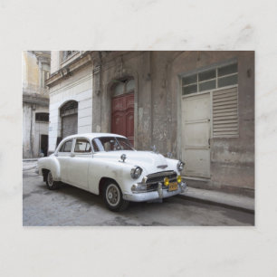Klassisches Auto in Havanna Kuba Postkarte