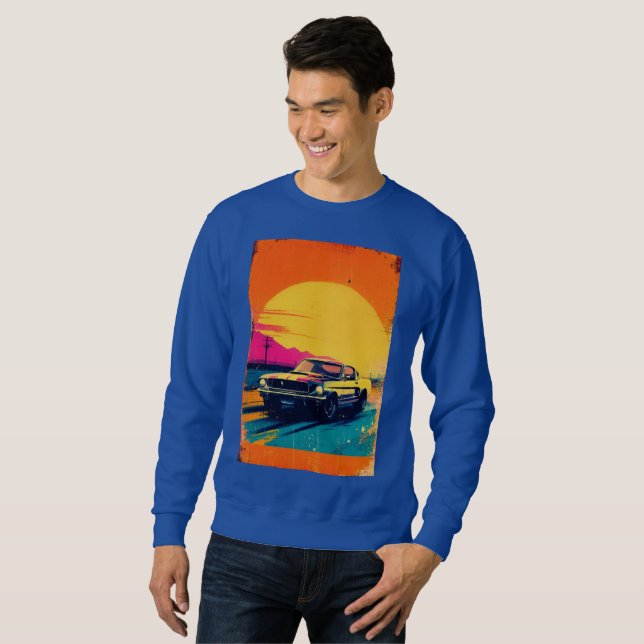 Klassisches Auto, limitierte Auflage, 781 Stück (2 Sweatshirt (Vorne ganz)