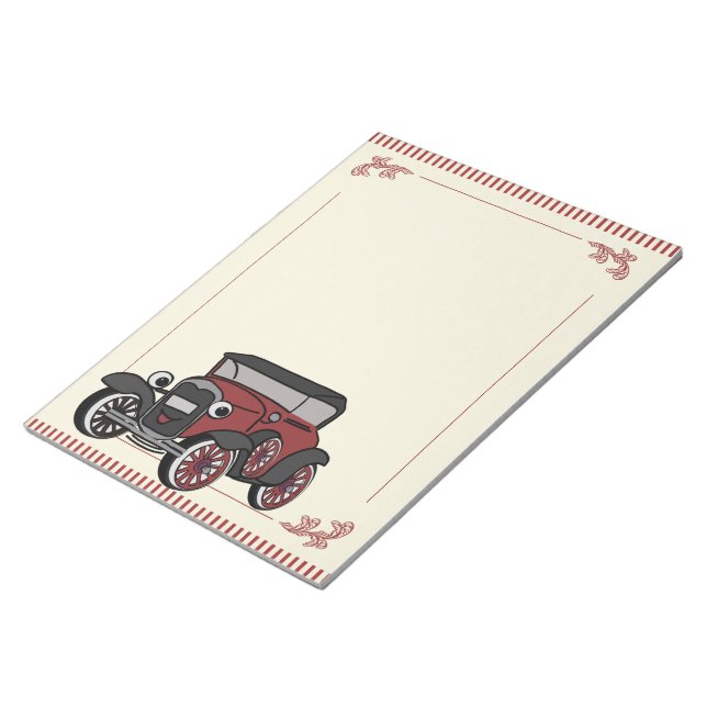 Klassisches Auto Notizblock (angewinkelt)