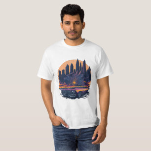 Klassisches Auto Oldtimer Vegas Musik 11 T-Shirt