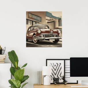 Klassisches Auto Poster