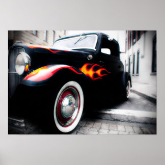 Klassisches Auto Poster