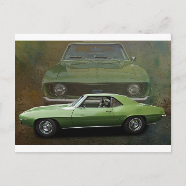 Klassisches Auto Postkarte (Vorderseite)