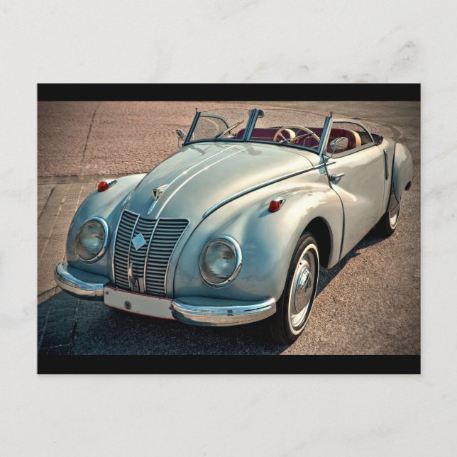 Klassisches Auto Postkarte (Vorderseite)