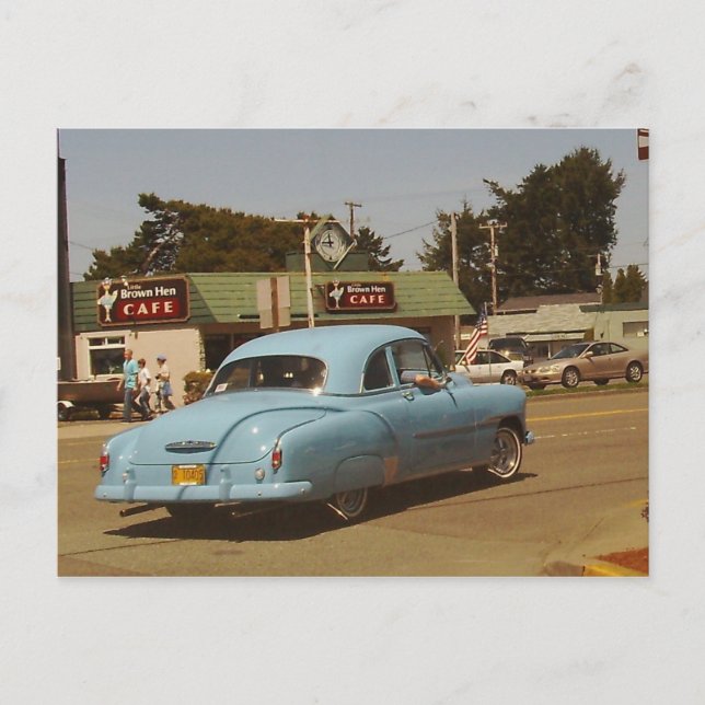 Klassisches Auto Postkarte (Vorderseite)