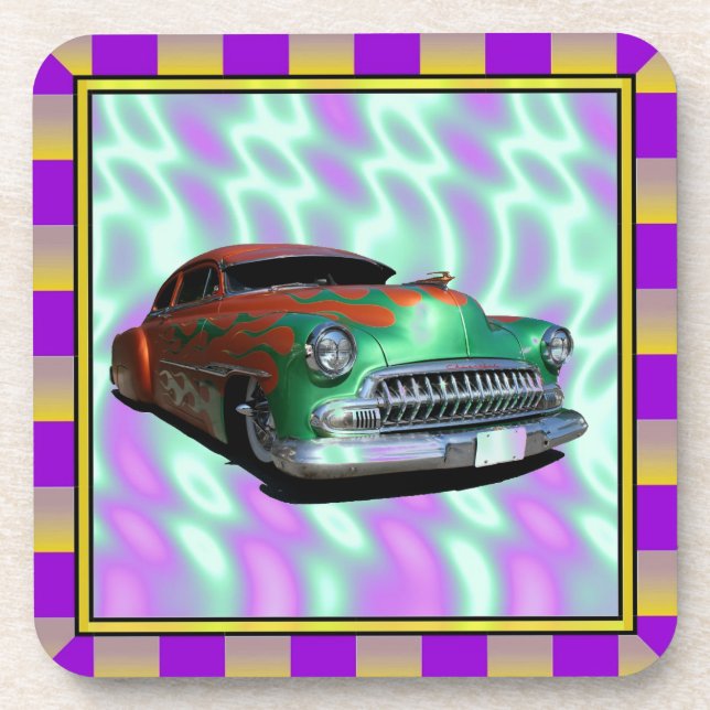 Klassisches Auto Untersetzer (Vorderseite)