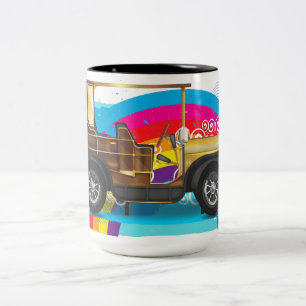 Klassisches Auto Zweifarbige Tasse