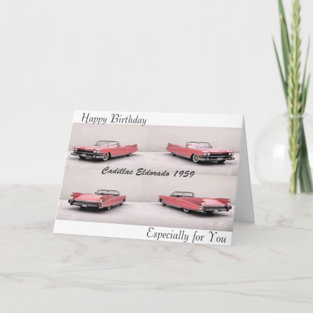 Klassisches Autobild für Geburtstag-Grußkarte Karte (Vorderseite)