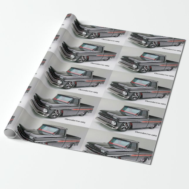 Klassisches Autobild für Matte-Wrapping-Paper Geschenkpapier (Ungerollt)