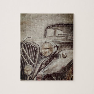 Klassisches Autopuzzlespiel Puzzle