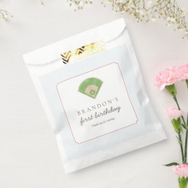 Klassisches Baseball-Outfit zum ersten Geburtstag Geschenktütchen