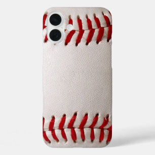 Klassisches Baseball- und Softball-Rotsticken iPhone 16 Plus Hülle