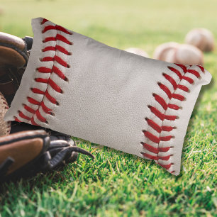 Klassisches Baseball- und Softball-Rotsticken Lendenkissen