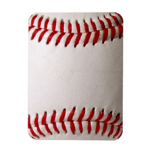 Klassisches Baseball- und Softball-Rotsticken Magnet