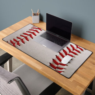 Klassisches Baseball- und Softball-Rotsticken Schreibtischunterlage
