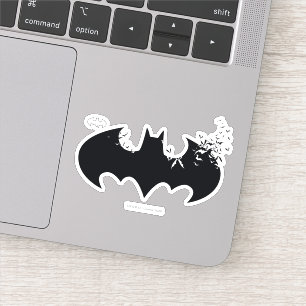 Klassisches Batman-Logo Aufkleber