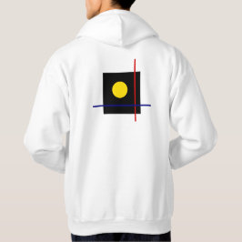 Klassisches Bauhaus Art Geometric Composite Black Hoodie