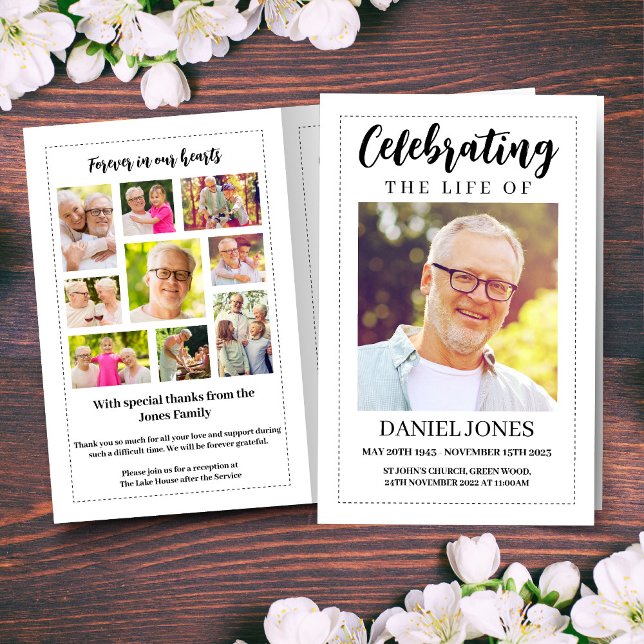 Klassisches Beerdigungsprogramm für Männer (Von Creator hochgeladen)