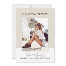 Klassisches Beige-Weiß-Beerdigungsprogramm