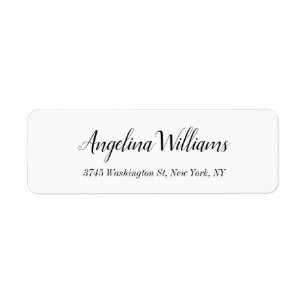 Klassisches Berufliches Handschriftzeichen Weiß