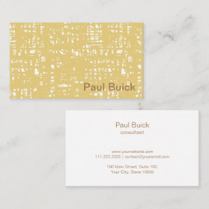 Klassisches Berufliches Sepia-Muster Visitenkarte