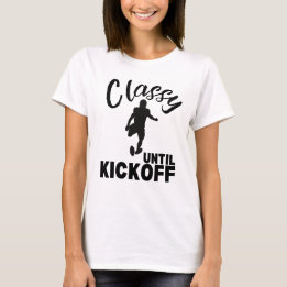 Klassisches bis Kickoff Funny Football Design T-Shirt