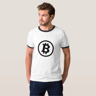 Klassisches Bitcoin-Logo beidseitig bedruckt T-Shirt