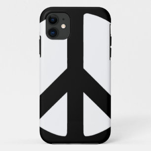 Klassisches Black Peace-Zeichen Case-Mate iPhone Hülle
