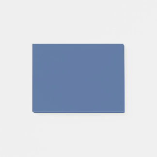Klassisches Blau Einfarbig Post-it Klebezettel