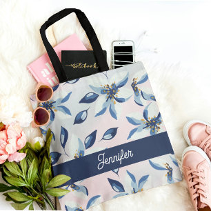 Klassisches blaues Blumenmuster Trend