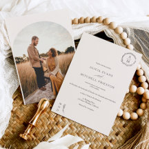 Klassisches blumenmonogramm Hochzeitsgeschenk-Foto