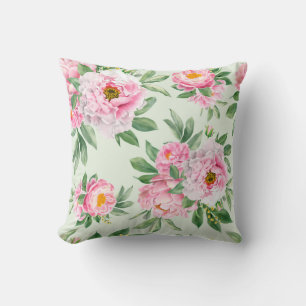 Klassisches Blumenmuster Kissen