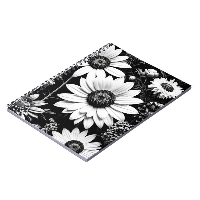 Klassisches botanisches Floral Notizblock (Linke Seite)