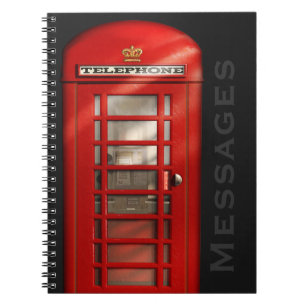Klassisches britisches Nachrichten-Notizbuch Notizblock