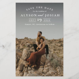 Klassisches Budget Foto Hochzeit speichern das Dat