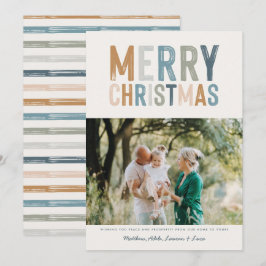 Klassisches buntes Foto Moderne Weihnachten