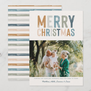 Klassisches buntes Foto Moderne Weihnachten