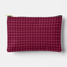 Klassisches Burgunder-Tartan-Karo-Geschenk