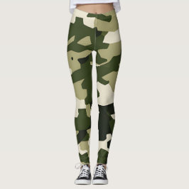 Klassisches Camouflage Legging, Design-Muster für Leggings