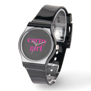 Klassisches Carny Mädchen  Armbanduhr