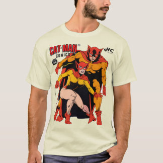 Klassisches CAT-MAN-Comics-T-Shirt T-Shirt