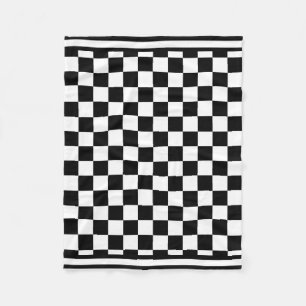 Klassisches Checkered blute ich, den Fleecedecke