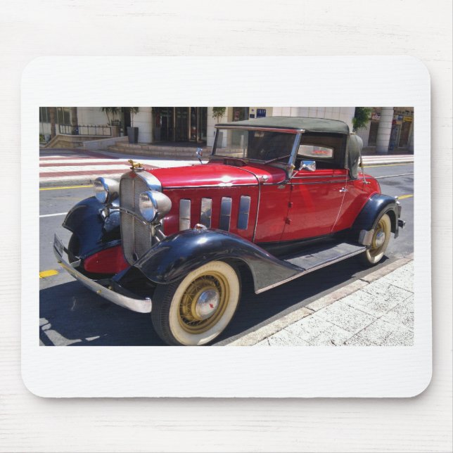 Klassisches Chevvy Kabriolett Mousepad (Vorne)