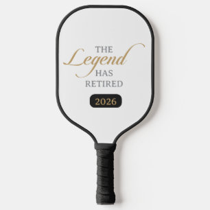 Klassisches Chic Kalligrafie Die Legende Hat Sich  Pickleball Schläger