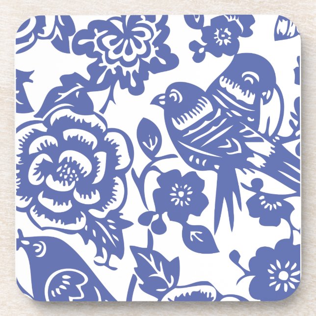 Klassisches chinesisches Design Getränkeuntersetzer (Vorderseite)