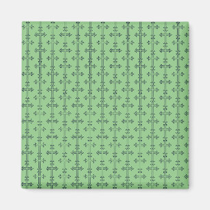Klassisches christliches Kreuz Minimalistische Kun Magnet