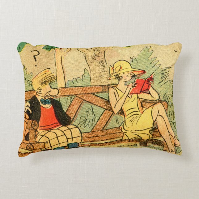 Klassisches Comic Art Indoor Accent Pillow Dekokissen (Vorderseite)