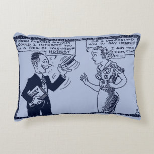 Klassisches Comic Art Indoor Accent Pillow Dekokissen
