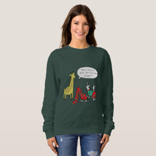 Klassisches Comic des Zebra-und Sweatshirt