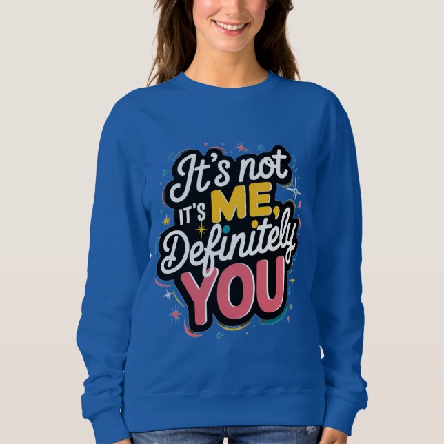 klassisches Crewneck. Sweatshirt (Vorderseite)